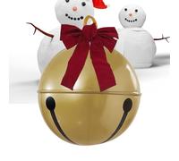 Inflatable Christmas Ornaments, Giant Bow and Bell Holiday Inflatables Decorations, 23.62 inches Festive Party Decor with Easy Setup for Home, Lawn, Garden, Yard, Patio, Porch