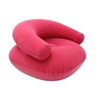 Inflatable Cloud Seat - Portable Air Chair for Lounging | Flocked Finish with Soft Cushion, Quick Inflate System, Lightweight Build for Bedroom Living Room Outdoor Beach Pool Travel Stadium Movie