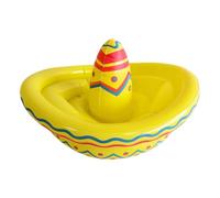 Inflatable Cooler, Retro Sombrero Wine Cooler Ice Bucket, Portable Swimming Pool Drink Chiller For Women Men Travelers Beach Lake Gathering Themed Event Backyard Camping Trip Picnic Hotel Use Holder