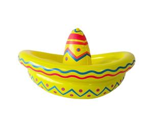 Inflatable Cooler - Sombrero Ice Bucket,Blow Up Beverage Tub Features Ample Interior Capacity To Accommodate Cans, Bottles, and More, Ensuring Everyone Stays Refreshed, Making It A Must-Have For You