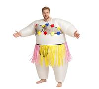 Inflatable Costume - Adult Hawaiian Grass Skirt Funny Party Outfit Polyeste