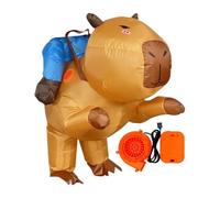 Inflatable Costume, Halloween Capybara Suit, 47.24-59.06 or 59.06-74.8 Inches Ride On Fancy Outfit, Fun Cosplay Accessories for Carnivals Gatherings Masquerades Parades Events and Celebrations