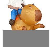 Inflatable Costume, Halloween Inflatable Capybara Suit, Ride on Fancy Attire, Cosplay Accessories, Carnival Masquerade Outfit for Girls, Men, Women, and Boys to Wear at Gatherings, Parades, Events