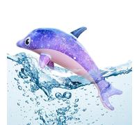 Inflatable Dolphin Toy, Outdoor Pool Float, Summer Water Play, Fun Swim Toy for Boys Girls Preschool Birthday Holiday Daycare Hotel Resort Party Park Camping Backyard Use