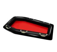 Inflatable Drink Cooler Float, Blow Up Food Tray, Floating Ice Holder, Party Supply for BBQ Picnic Beach Or Pool, Family Cookout Gold Gathering, 53,15 x 31,5 pulgadas