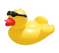 Inflatable Duck Float, Swim Ring for Pool, Floating Lounge Chair, Bright and Fun Design, 100cm Yellow, Quick Inflate for Backyard Pools, Beach Events, Outdoor Relaxation