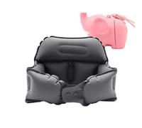 Inflatable Elephant Travel Neck Pillow With 360° Head And Neck Support