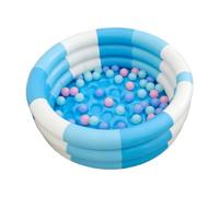 Inflatable Family Pool, Thickened Water Play Pad, Fun Kids Outdoor Bathing Toy, Safe Inflatable Pad 57.09x9.84 Inches for Indoor Patio Backyard Camping, Summer Home Pack
