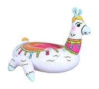 Inflatable Float, Alpaca Pool Lounger, Hammock Tube Chair Design, Fun Floating Water Toy, Summer Float Accessory for Adults, Beach, Games, Decorations, 59,06 x 51,18 x 40,94 pulgadas