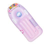 Inflatable Float, Kids Pool Lounger Pad, Colorful Raft Floatie Mat, Lightweight Durabled Design, Quick Inflate, Deflate Valves, for Garden Backyard Lake River Outdoor Sunbathing Fun,119x58cm Pink Blue