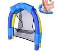 Inflatable Floating Lounge Seat, Backrest Water Recliner, Portable Aquatic Relaxer Cushion, Lightweight Drift Leisure Raft, Authentic Vinyl Buoyancy Design, Beach Rafting Leisure Use