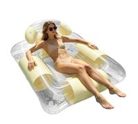 Inflatable Floating Water Hammock Is Large, Leakproof, and Portable.
