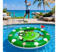 Inflatable Golf Pool Toys, Inflatable Parent-Child Interaction Toys - Fun Yard Water Golf Games, Floating Hydro GolfWater Chipping Game w/Sticky Balls for Summer Party Outdoor Vacation Water Park