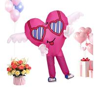 Inflatable Heart Costume Women - - - Men Adults Outfit Suit Proposal Dating