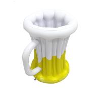 Inflatable Ice Bucket Cooler, Portátil PVC Beverage Holder for Hawaiian Theme Celebrations, Blow-Up Drink Storage Tub for Beach BBQs, Outdoor Party Refreshment Organizer