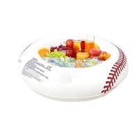Inflatable Ice Cooler Bucket, Sport Ball Shape, Waterproof Floating Serving Bar with Sturdy Build, Premium Quality Drinks Accessory, Outdoor Backyard BBQ Picnic Daily Routine Use 25.2x25.2 Inches