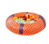 Inflatable Ice Cooler Bucket, Sport Ball Shape, Waterproof Floating Serving Bar with Sturdy Build, Premium Quality Drinks Accessory, Outdoor Backyard BBQ Picnic Daily Routine Use 25.2x25.2 Inches