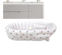 Inflatable Infant Bathtub Foldable Portable Seat Ergonomic Support