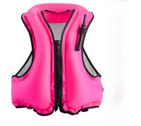Inflatable Kayaking Jacket for Adults, Lightweight Buoyancy Aid Vest Adjustable Swim Gear for Kayaking Boating Fishing Surfing Paddle Boarding Water Sports(Pink)