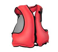Inflatable Kayaking Vest for Adults Men Women, Portable Buoyancy Aid for Kayaking, Canoeing, Boating, Fishing, Sailing, Swimming, Snorkeling, Water Sports and Outdoor Safety Gear(Red)