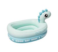 Inflatable Kiddie Pool | PVC Dinosaur Kids Swimming Pool 93 x 50 x 53.5cm Thickened Splash Ṕool for Outdoor Water Play Bath Time | Portable Inflatable Play P̀ool for Backyard