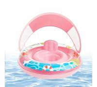 Inflatable Kids Swim Float Breathable Water Ring Sunshade Seat
