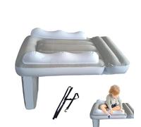 Inflatable Kids Travel Bed, Toddler Blow Up Mattress, Baby Airplanes Seat Extender, High Side Safety Rails, Compact Lightweight Design, Fits Airplane Seats, Travel Use