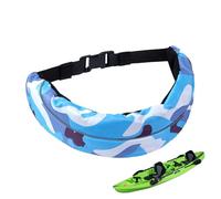 Inflatable Life Belt, Manual Inflating Belt Pack, Lightweight Reusable Waterproof Safety Gear, Quick Release Survival Floatation Device for Kayaking Snorkeling Boating, Fishing Surfing Sailing