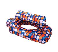 Inflatable Lounger: Sofá de aire portátil cama canopy, Blow Up Beach Lounge Mats