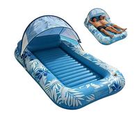 Inflatable Lounger, Twin Portable, 80.9x51x25.5 Inches Blow Up Couch with Camping Furniture Design, Outdoor Accessories for Women Men, Indoor Beach Music Movies Night, Best Relax Seat for Family Use