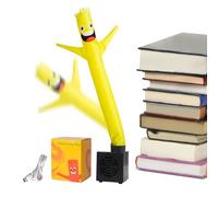 Inflatable Man Dancing Desk Toys - ABS | Waving Air Blower Figure Party Des | 48.5x7.6x5.7cm, 142g, Air Blower Powered, Wiggling Dancing Motion, Inflatable Figure, Party Prop, Shelf And Desk Decoration