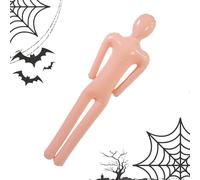 Inflatable Mannequin, Cosplay Body Prop, Realistic Halloween Decoration, Life-Size Model Display for Walkway, Backyard, Fence, Escape Room, Front Door, Window, Yard Scenes