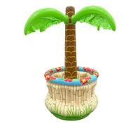 Inflatable Palm Tree Cooler - 27 Inch | Tropical Drink Bucket Holder