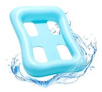 Inflatable Pool Float Chair, Floating Raft Lounge Seat, 42 Inches Water Chair with Air Cushion, Summer Pool Accessory with Material, Relaxation Backrest Design, for Beach Lake Backyard Camping