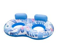 Inflatable Pool Float, Floating Lounge Chair Raft, Comfortable Blow-Up Design, Armrests and Backrest for Lake, River, Beach, Water Park, Vacation Toy for Women, Men, Multicolor