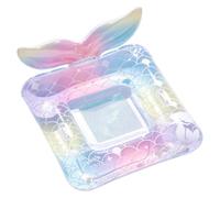 Inflatable Pool Floats - Portable Chair with Backrest | Pool Lounger Float