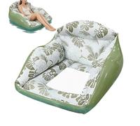 Inflatable Pool Lounger - Ergonomic Floating Raft, Comfort Pool Float with Relaxing Support, Water Lounge Chair, Summer Accessory, Portable Swim Float for Beach Lake River Poolside Water