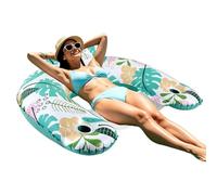 Inflatable Pool Lounger | Floating Beach Air Mattress | Adult Pool Floats
