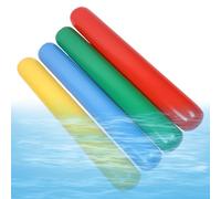 Inflatable Pool Noodle - Inflatable Pool Float Noodles| Inflatables Noodle for Travel | 4 Pieces Outdoor Water Toys | Inflatables Pools Noodles Float | for Beach Lake River Outdoor Party Vacation