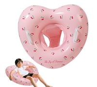 Inflatable Pool Ring - Heart Shape Swim Rings | Water Lifesaving Supplies for Beach Shower Wedding Bridal Engagement Graduation Girls