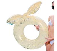 Inflatable Pool Ring, Swimming Pool Inflatables Rings For Adults and Teens, Durable PVC Pools Floats Swimming Ring, Pools Swim Tubes with Backrest | For Kids Adults Summer Vacation Travel Beach