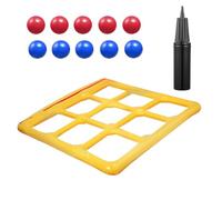 Inflatable Pool Toys, Floating Water Games, Multi-Player Throwing Activity, Sturdy Summer Toy Set, Pool Entertainment Supplies for 2-10 Players, Teens, Adults, Family, Beach, 57.09x54.33 Inches