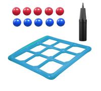 Inflatable Pool Toys, Floating Water Games, Multi-Player Throwing Activity, Sturdy Summer Toy Set, Pool Entertainment Supplies for 2-10 Players, Teens, Adults, Family, Beach, 57.09x54.33 Inches