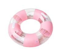 Inflatable Pool Tubes with Handles, Kids Adults Pool Tube Float Blow Up Swimming Rings Portable Style, for Family Summer Vacation Travel Beach Seaside Water Park Party Outdoor Fun