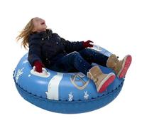 Inflatable Sled - Double Handles Heavy Duty Winter Toys, Durable Snow Sliding Tube, Cold Weather Outdoor Recreation Equipment, Safe Family Adventure Ride Accessory | Fun Skiing Support