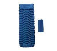 Inflatable Sleeping Pad - Ultra Light Camping Air Mattress with Built-in Foot Pump, Lightweight Compact Blow Up Mat with Repair Kit & Storage Bag | Portable Bed for Backpacking, Hiking & Travel