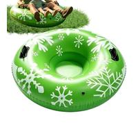 Inflatable Snow Sled Heavy Duty Winter Sliding Tube Outdoor Ride