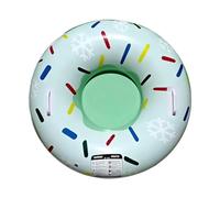 Inflatable Snow Tube, Thick Cold-Resistant Sled, 31.5x31.5 Inches PVC Snow Ring with Double Handles, Winter Sports Gear with Durable Build, Family Toy for Boys Girls