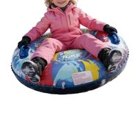 Inflatable Snow Tubes for Sledding, Heavy Duty Winter Fun Toys, Snow Tube Sleds for Adults and Kids, Durable Reinforced Handles, Outdoor Sliding Accessory for Family, Friends, Men and Women