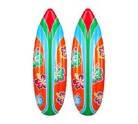 Inflatable Surfboard - 150cm 2 Pieces Set | PVC Pool Float Toy, Light Water Bodyboard For Kids Adults Summer Beach Party Decoration Backyard Game Outdoor Aquatic Fun Supplies